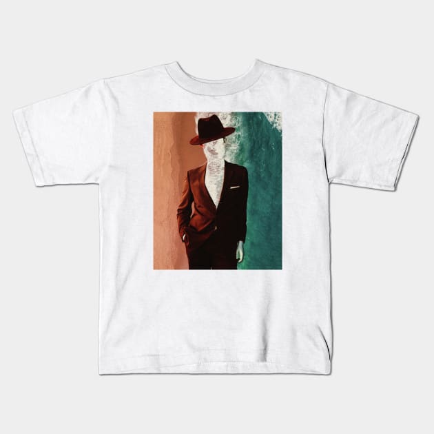 A man like the sea Kids T-Shirt by morysetta